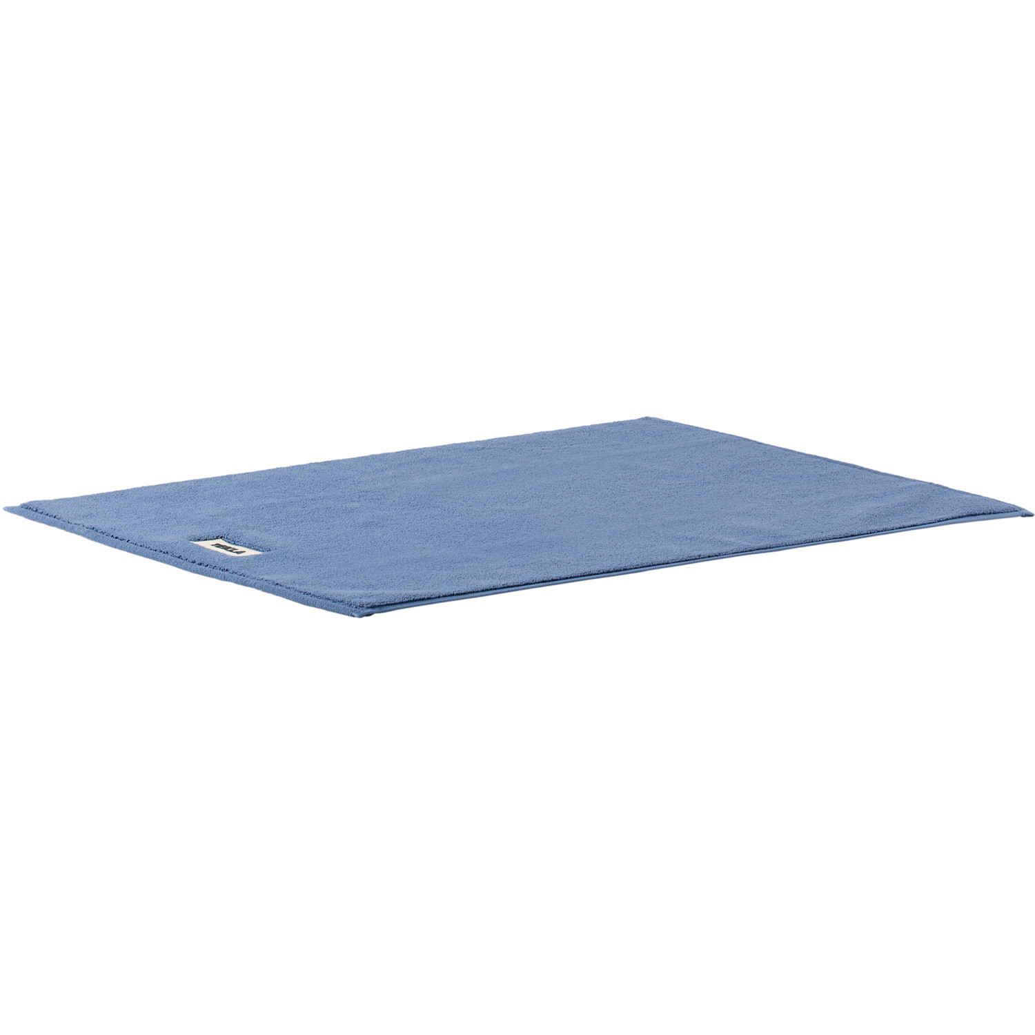  Tekla Blue Terry Bath Mat 