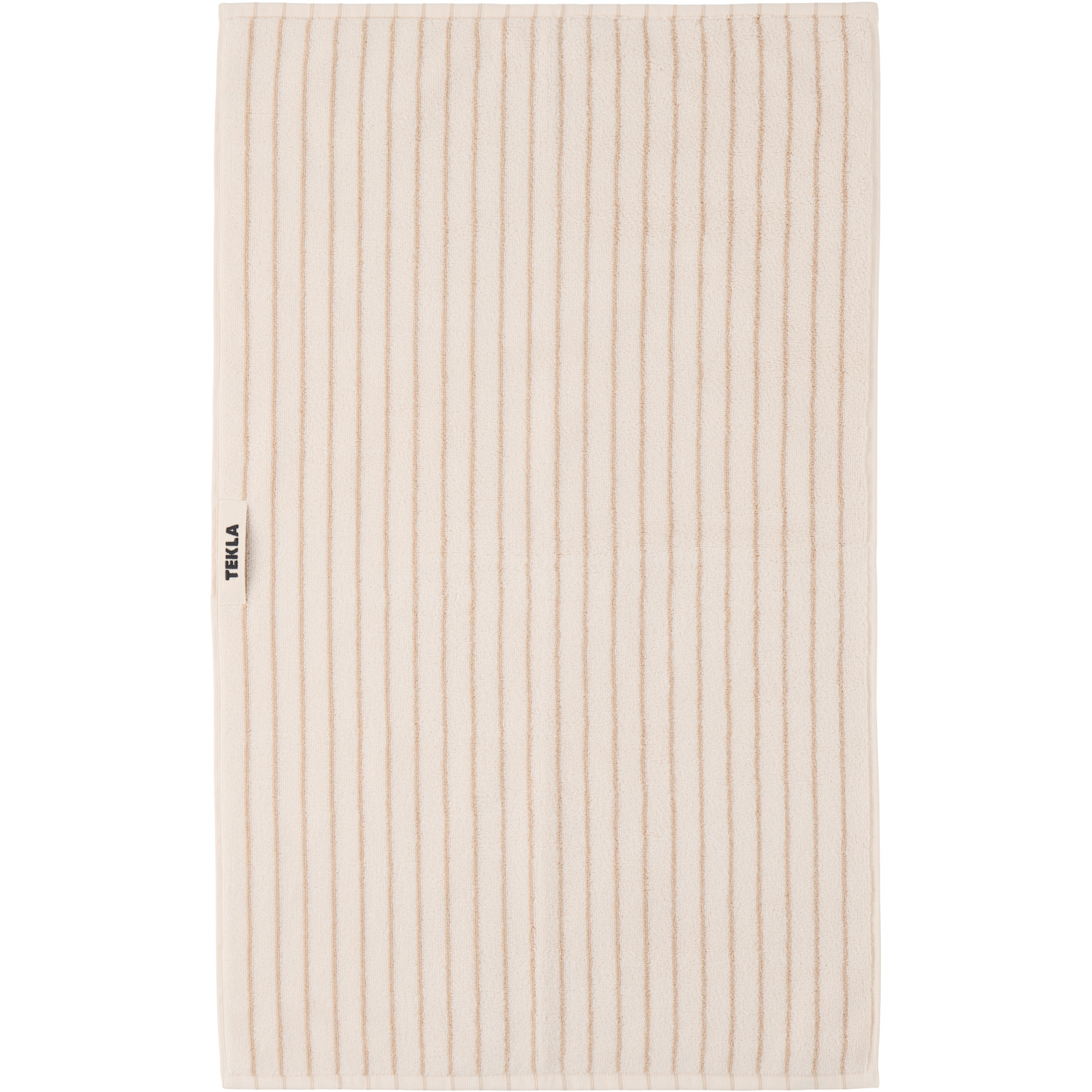  Tekla Off-white & Tan Striped Towel Set, 3 Pcs 