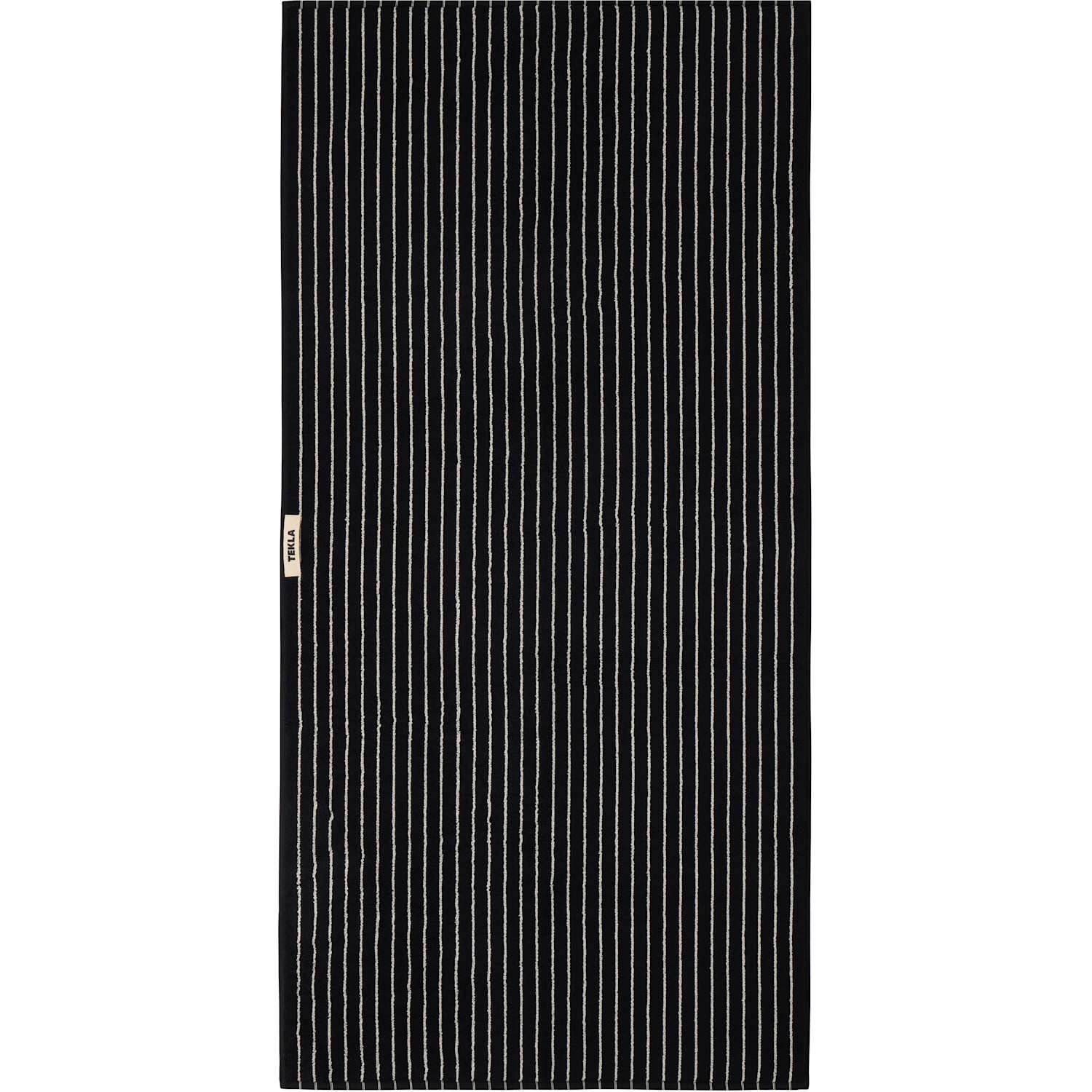  Tekla Black Striped Towel Set, 3 Pcs 