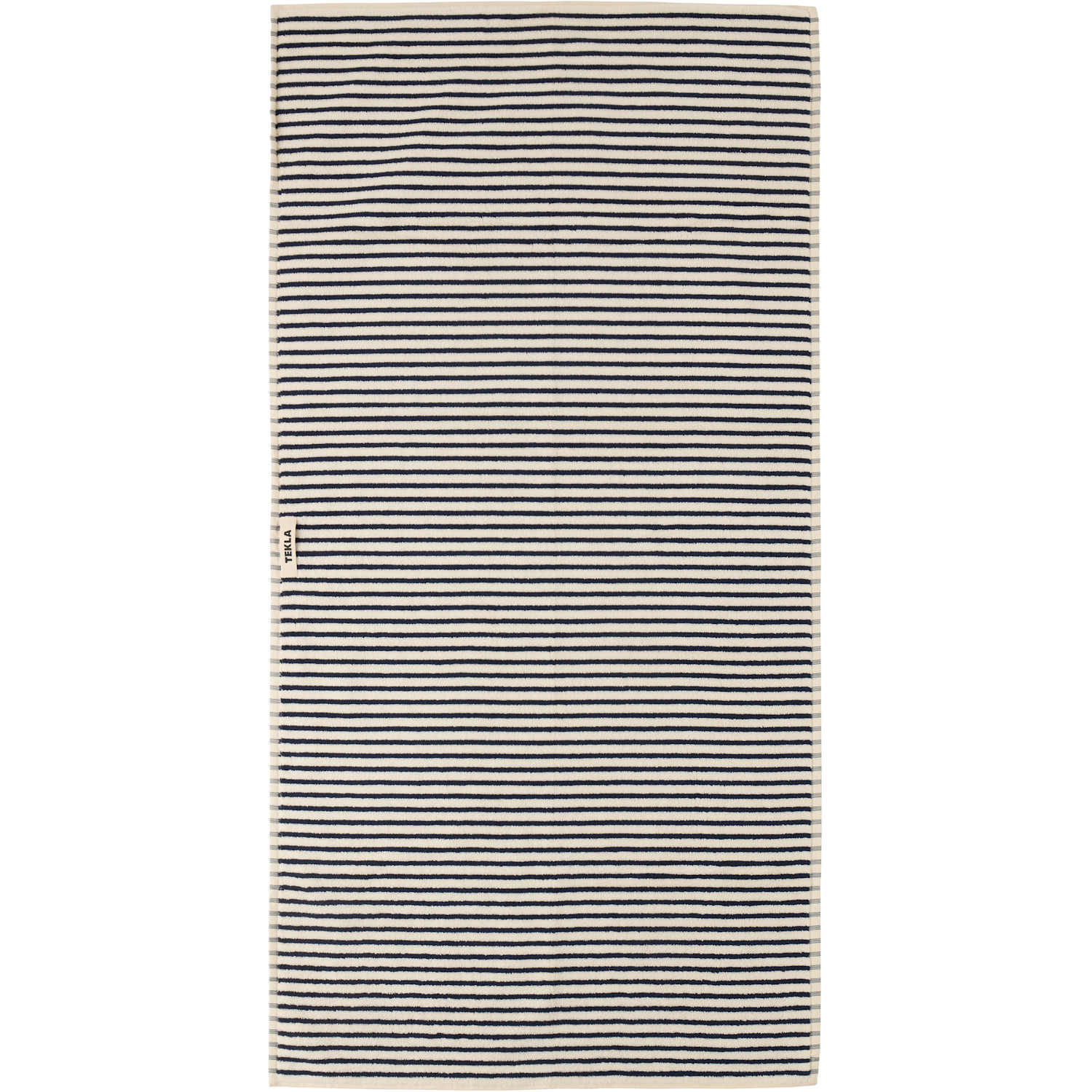  Tekla Off-white & Navy Striped Towel Set, 3 Pcs 