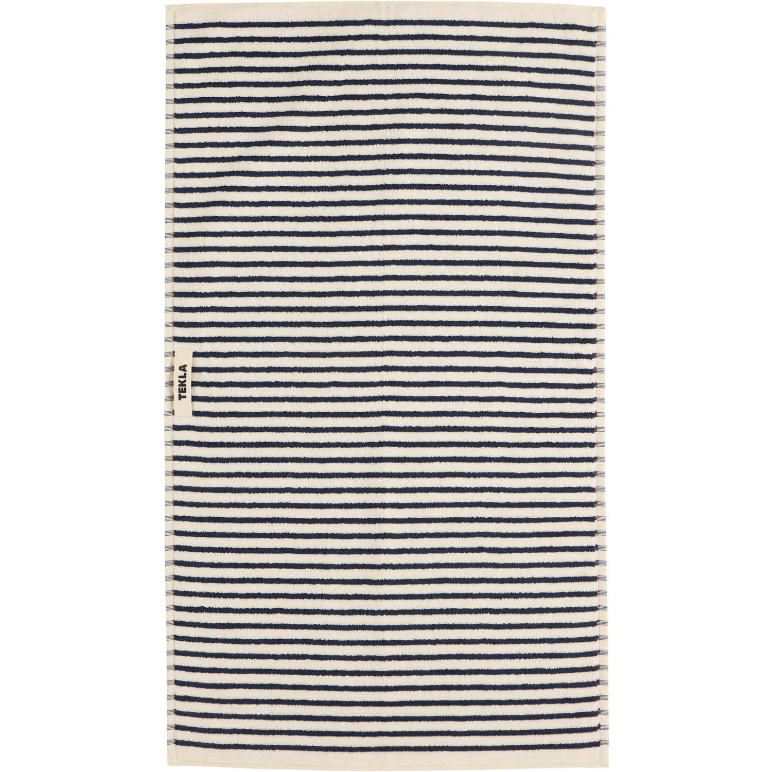  Tekla Off-white & Navy Striped Towel Set, 3 Pcs 