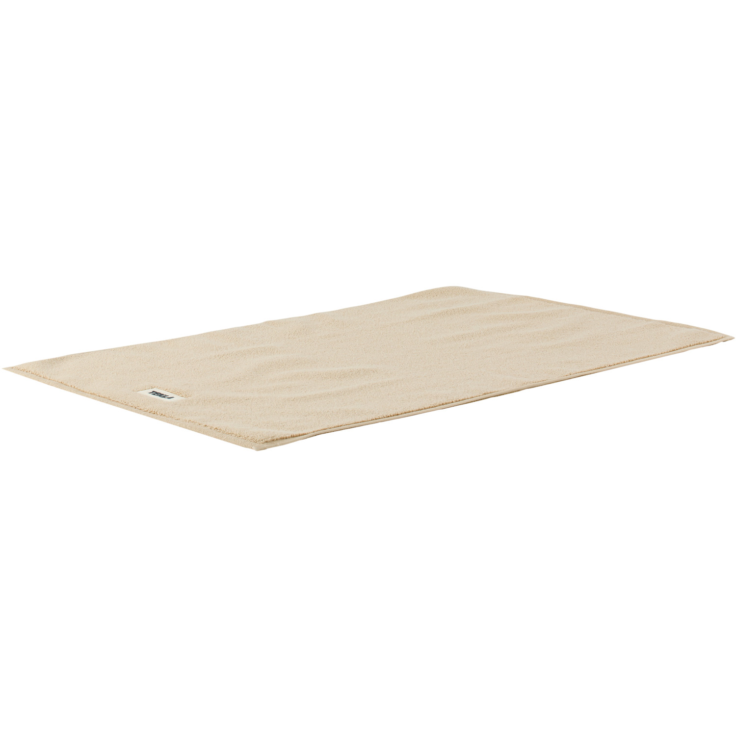  Tekla Beige Terry Bath Mat 