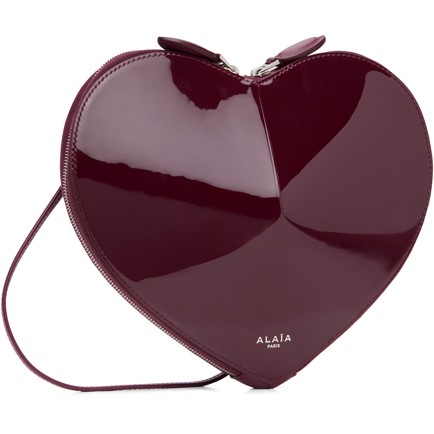  Alaïa Burgundy 'le Coeur' Bag 