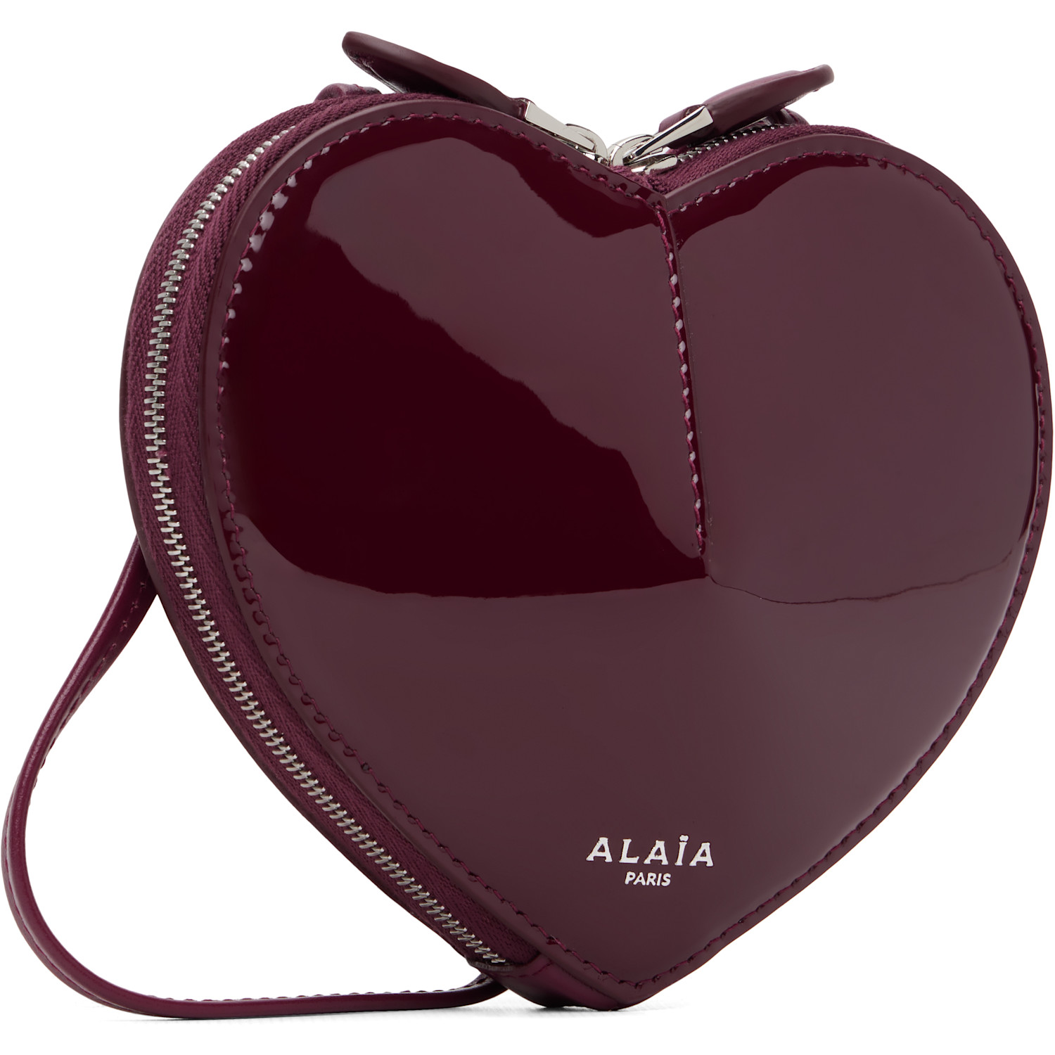  Alaïa Burgundy 'le Coeur' Small Bag 