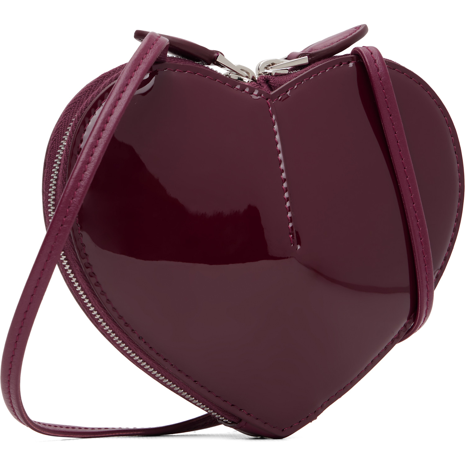  Alaïa Burgundy 'le Coeur' Small Bag 