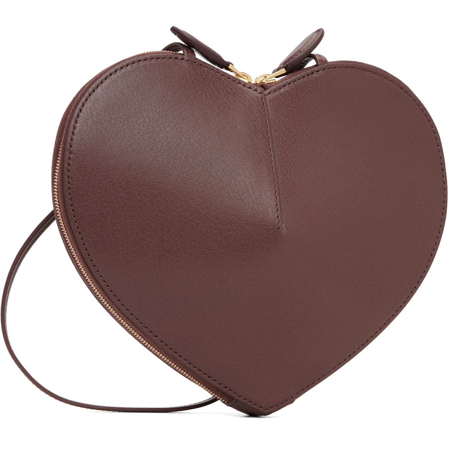  Alaïa Brown 'le Coeur' Bi-material Bag 