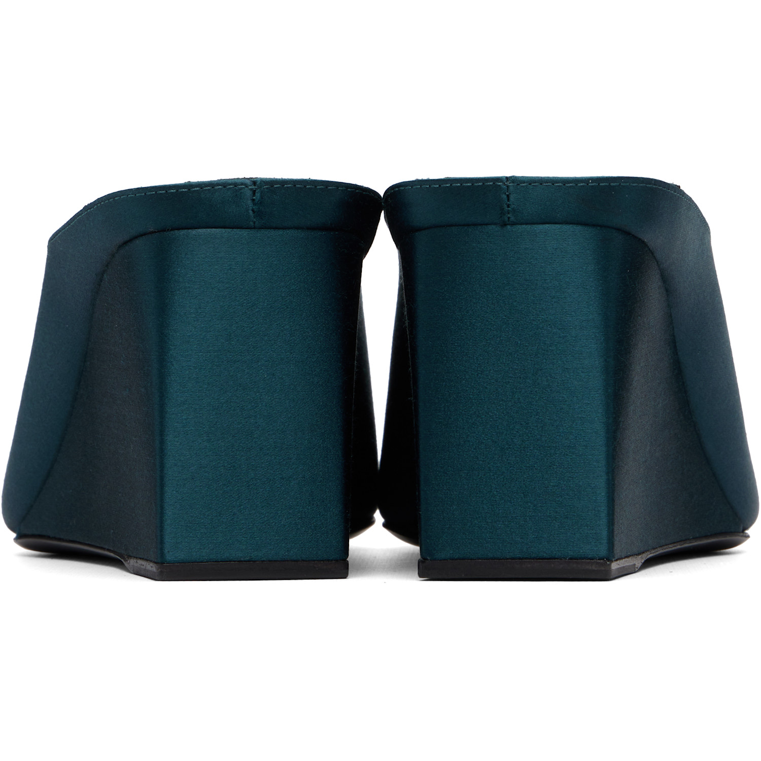  Alaïa Blue Cube Mule Heels 