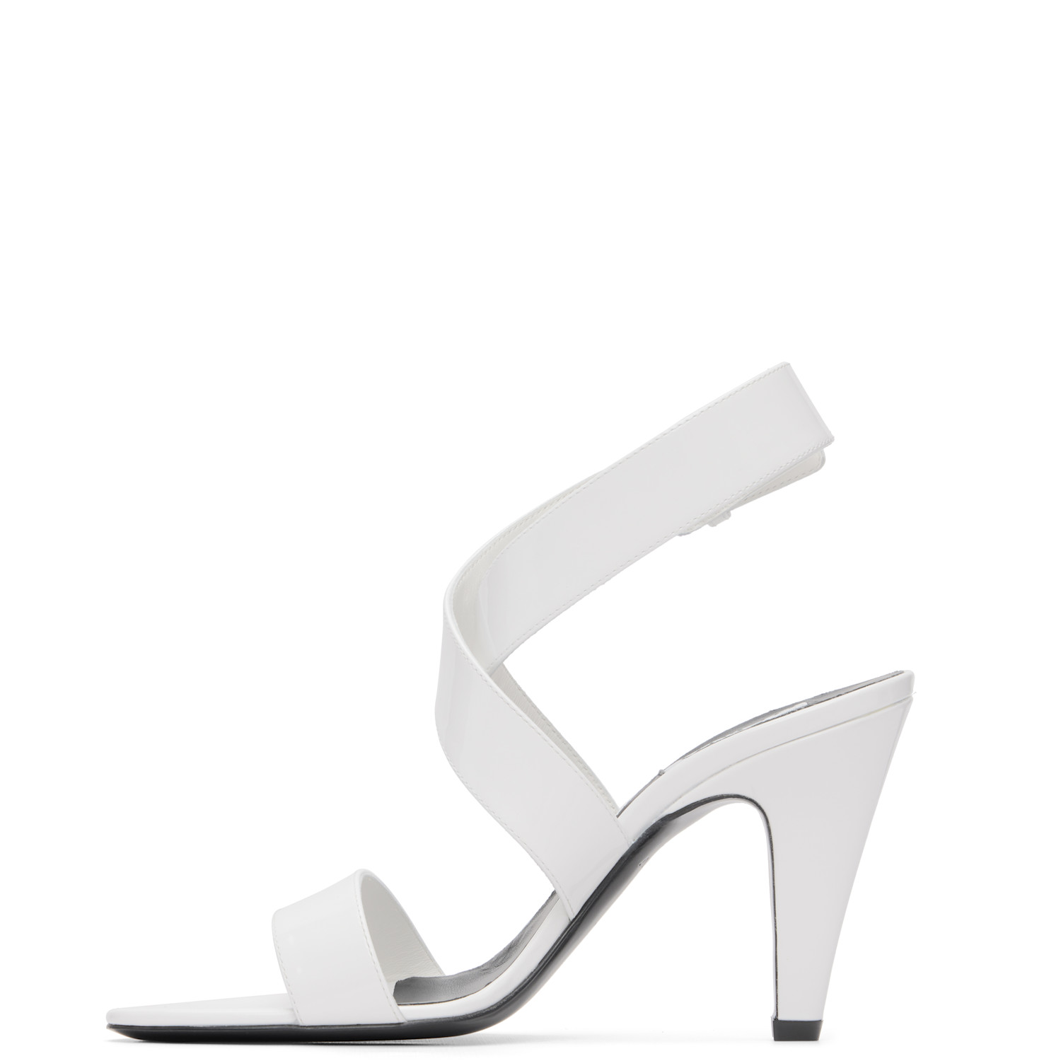  Alaïa White Cone Heeled Sandals 