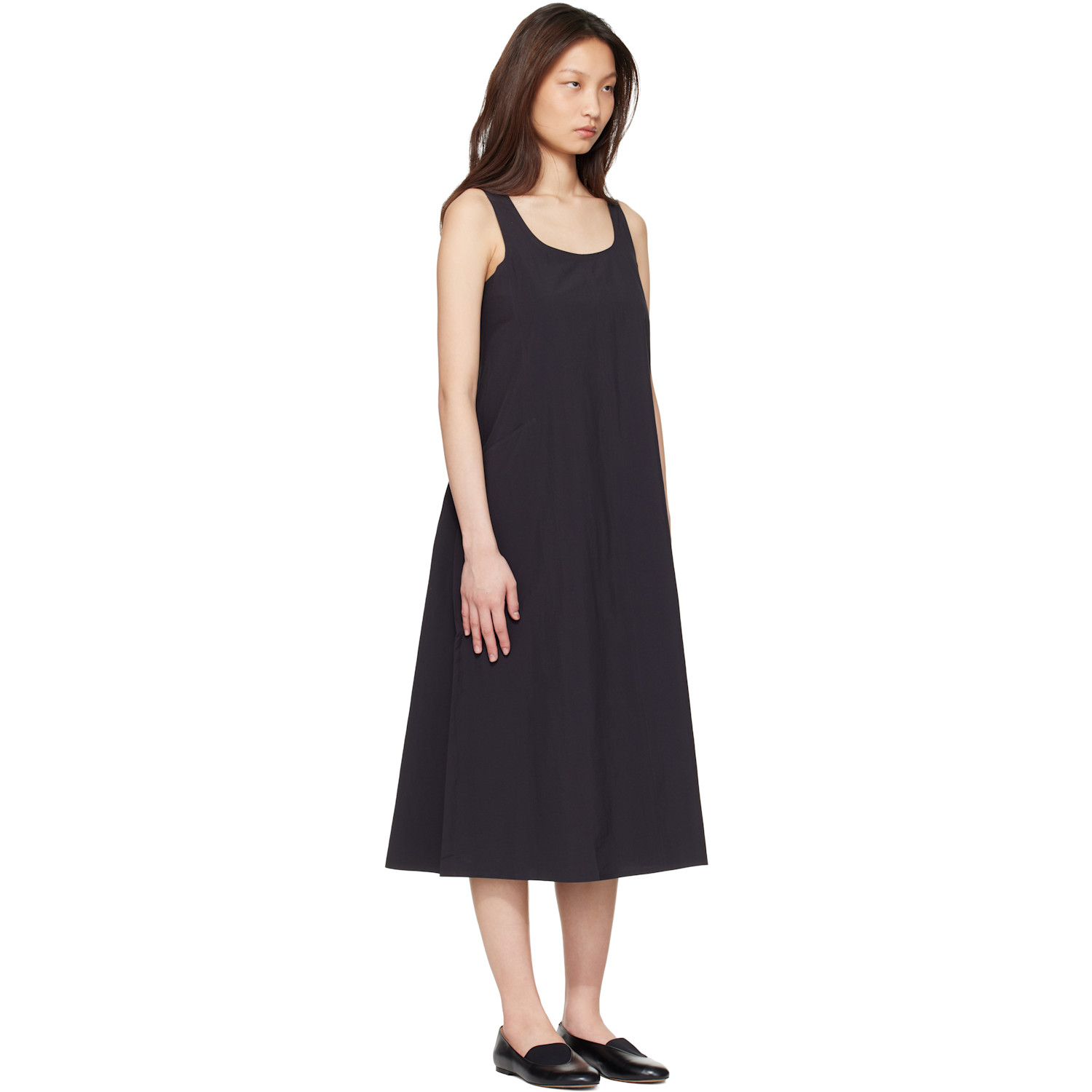  Veilance Black Cila Sl Maxi Dress 