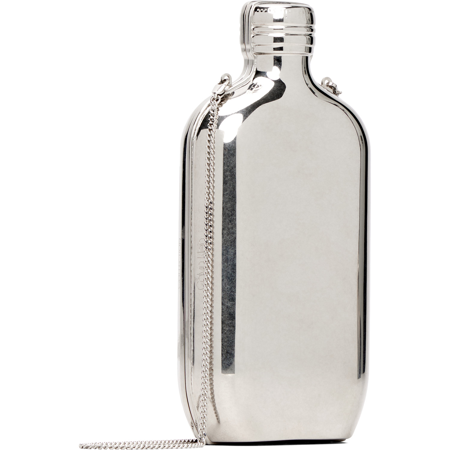  Calvin Klein Collection Silver 'the One' Clutch 