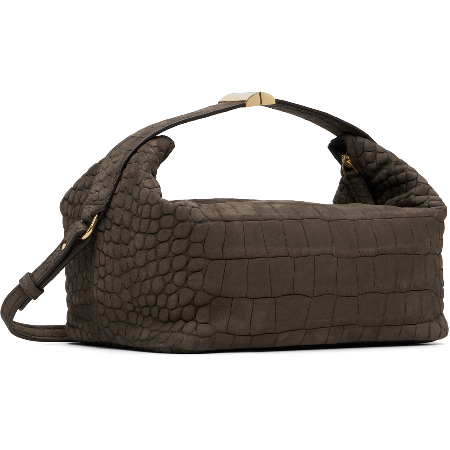  Calvin Klein Collection Brown Andy Soft Zipped Small Pouch 