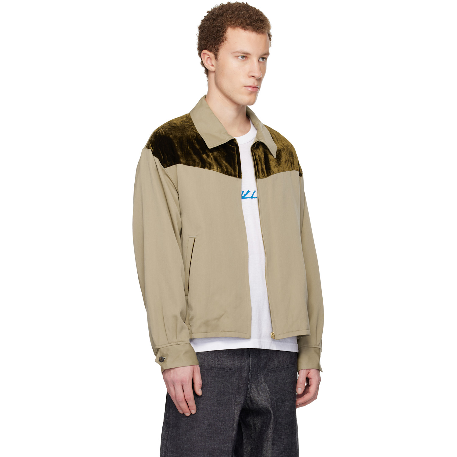  Visvim Beige Mayfield Swing Jacket 