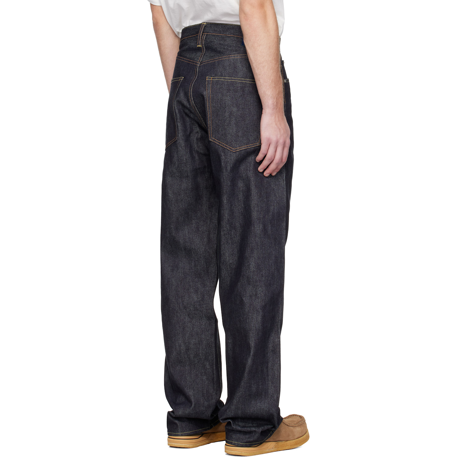  Visvim Navy Social Sculpture 01 Ex Wd Unwashed Jeans 