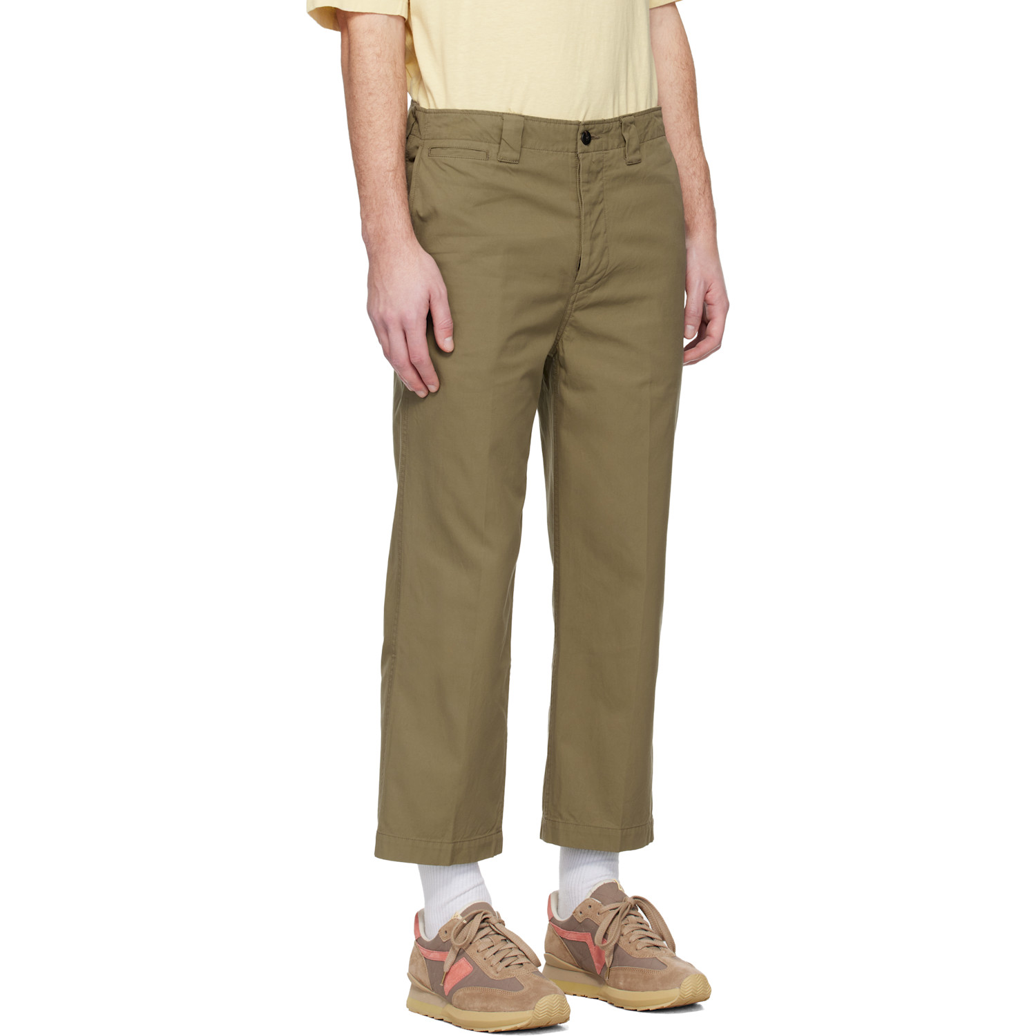  Visvim Khaki Leaguers Chino Trousers 