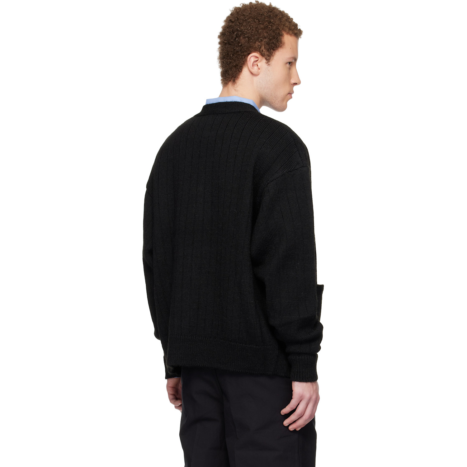  Visvim Black Knit Cardigan 