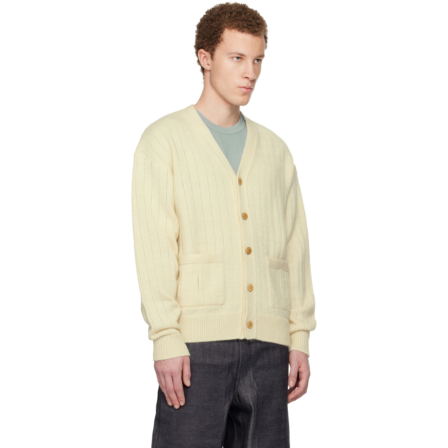  Visvim Off-white Knit Cardigan 