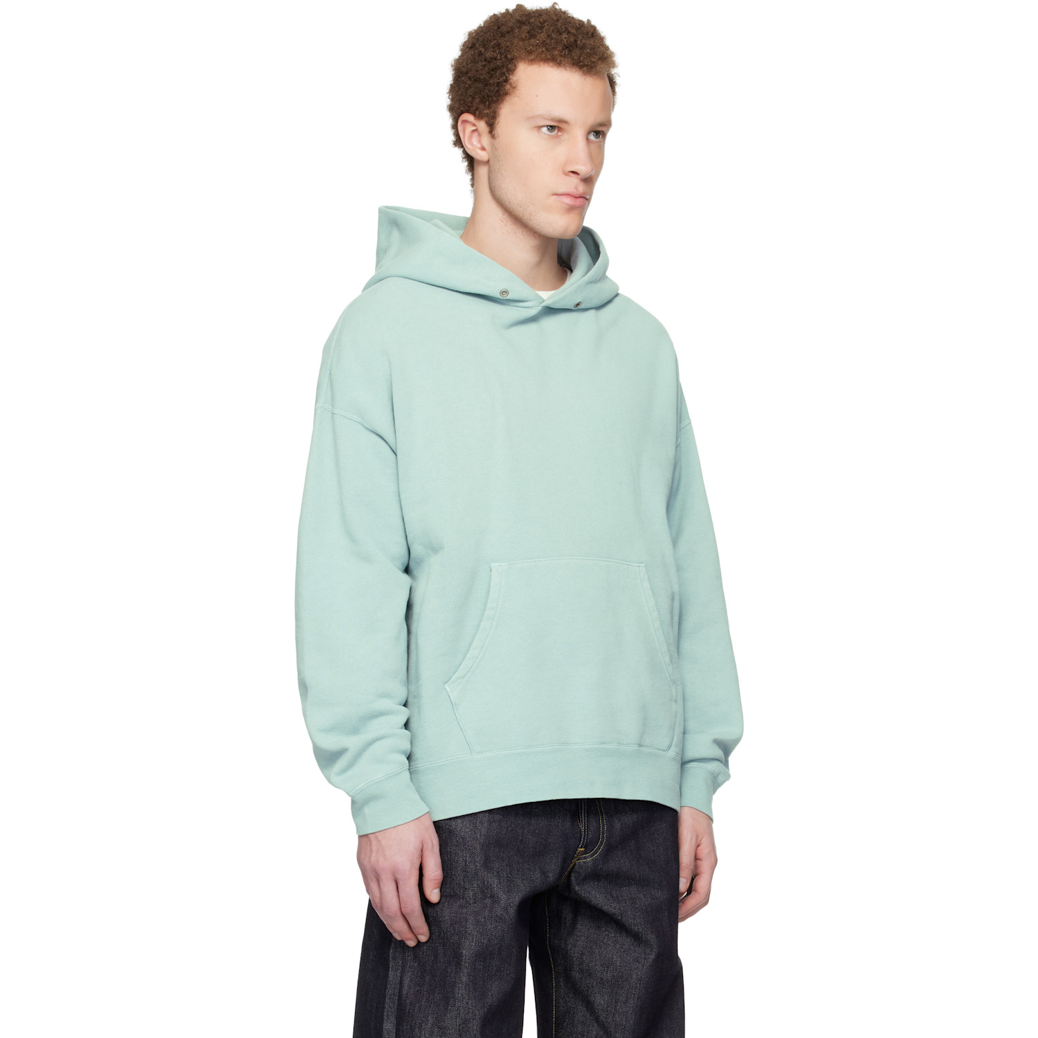 Visvim Blue Jumbo Sb P.o. Dmgd Hoodie 