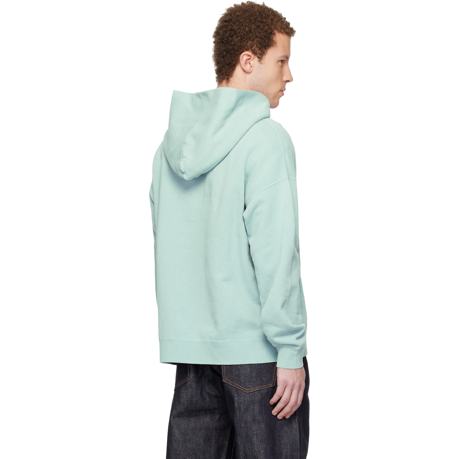  Visvim Blue Jumbo Sb P.o. Dmgd Hoodie 
