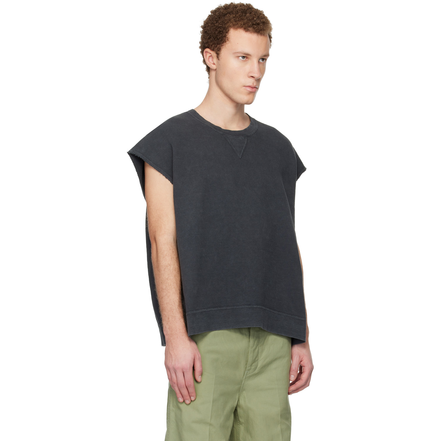  Visvim Pull Molletonné Sans Manches Mondo Noir 