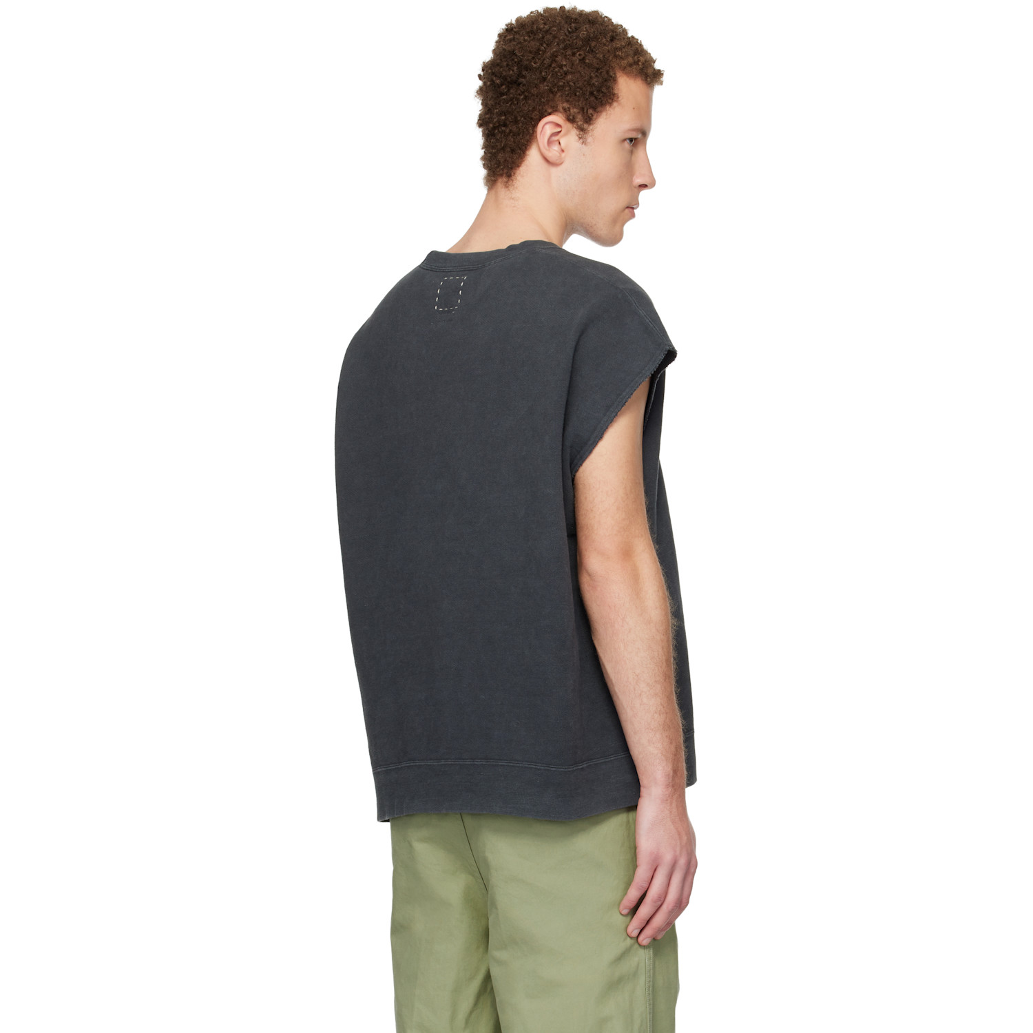 Visvim Black Mondo S/l Dmgd Sweatshirt 
