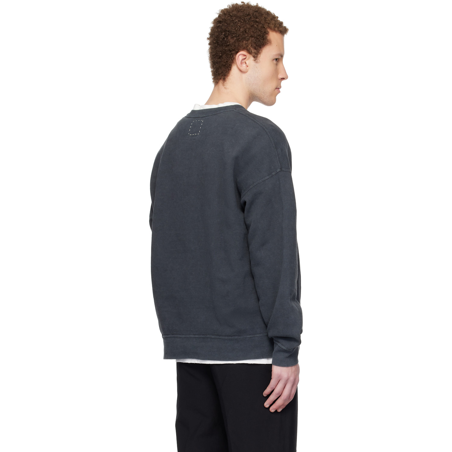  Visvim Black Jumbo Sb L/s Dmgd Sweatshirt 