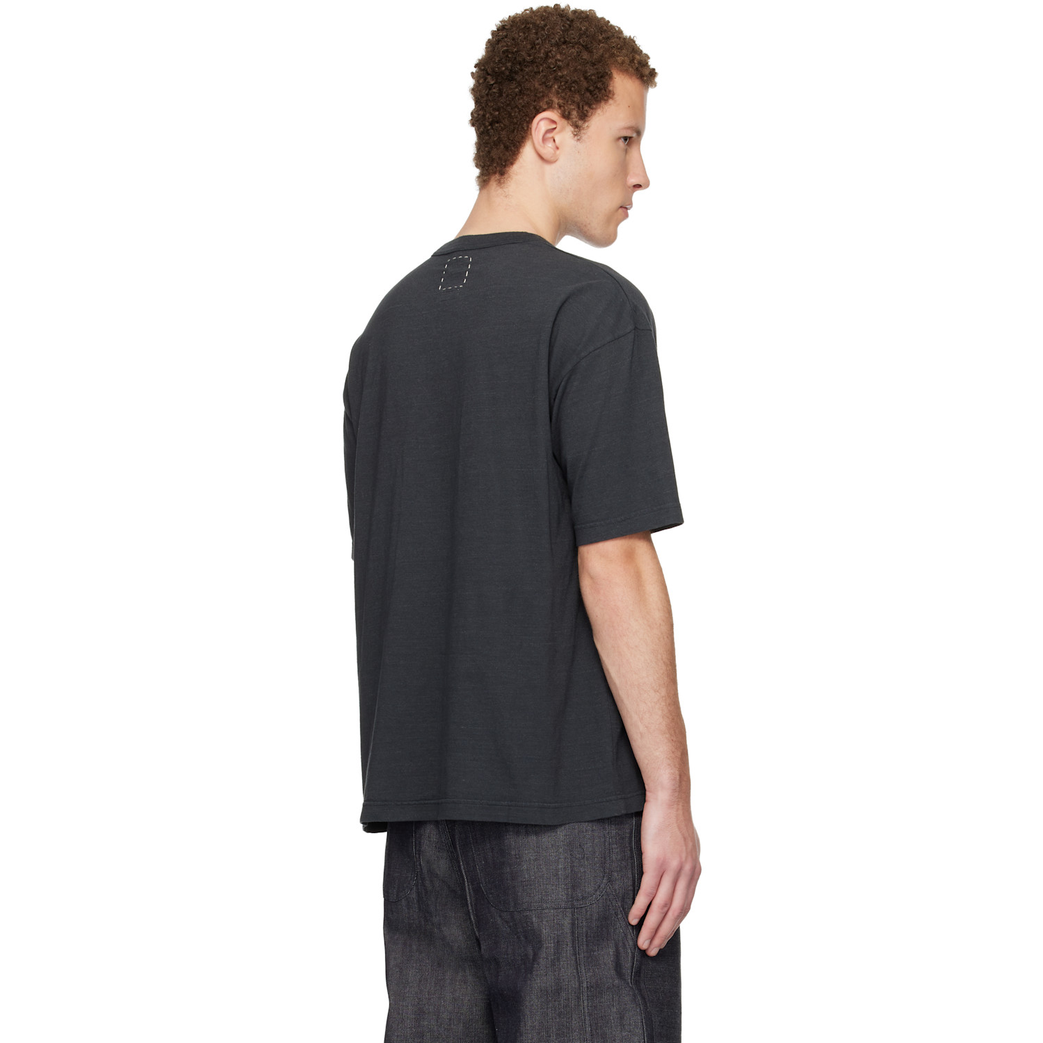  Visvim Black Jumbo S/s Dmgd T-shirt 