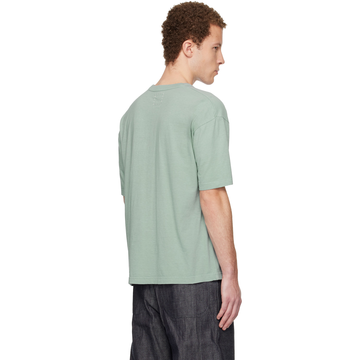  Visvim Green Jumbo S/s Dmgd T-shirt 