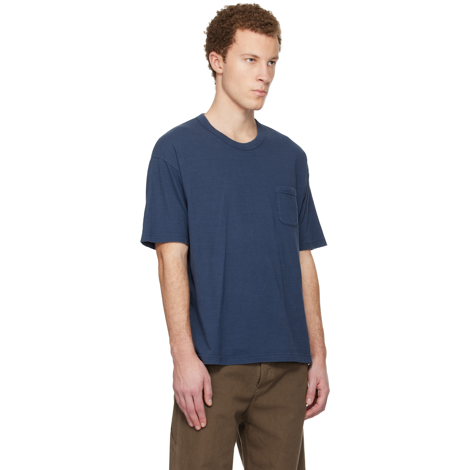  Visvim Blue Jumbo S/s Dmgd T-shirt 