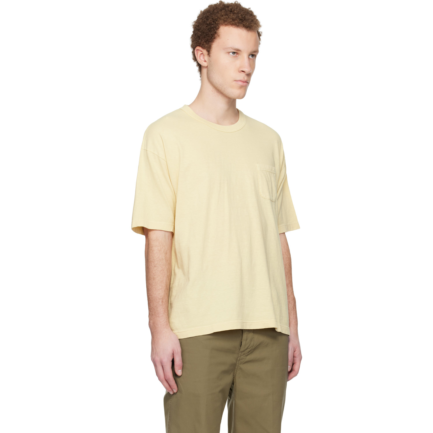  Visvim Yellow Jumbo S/s Dmgd T-shirt 