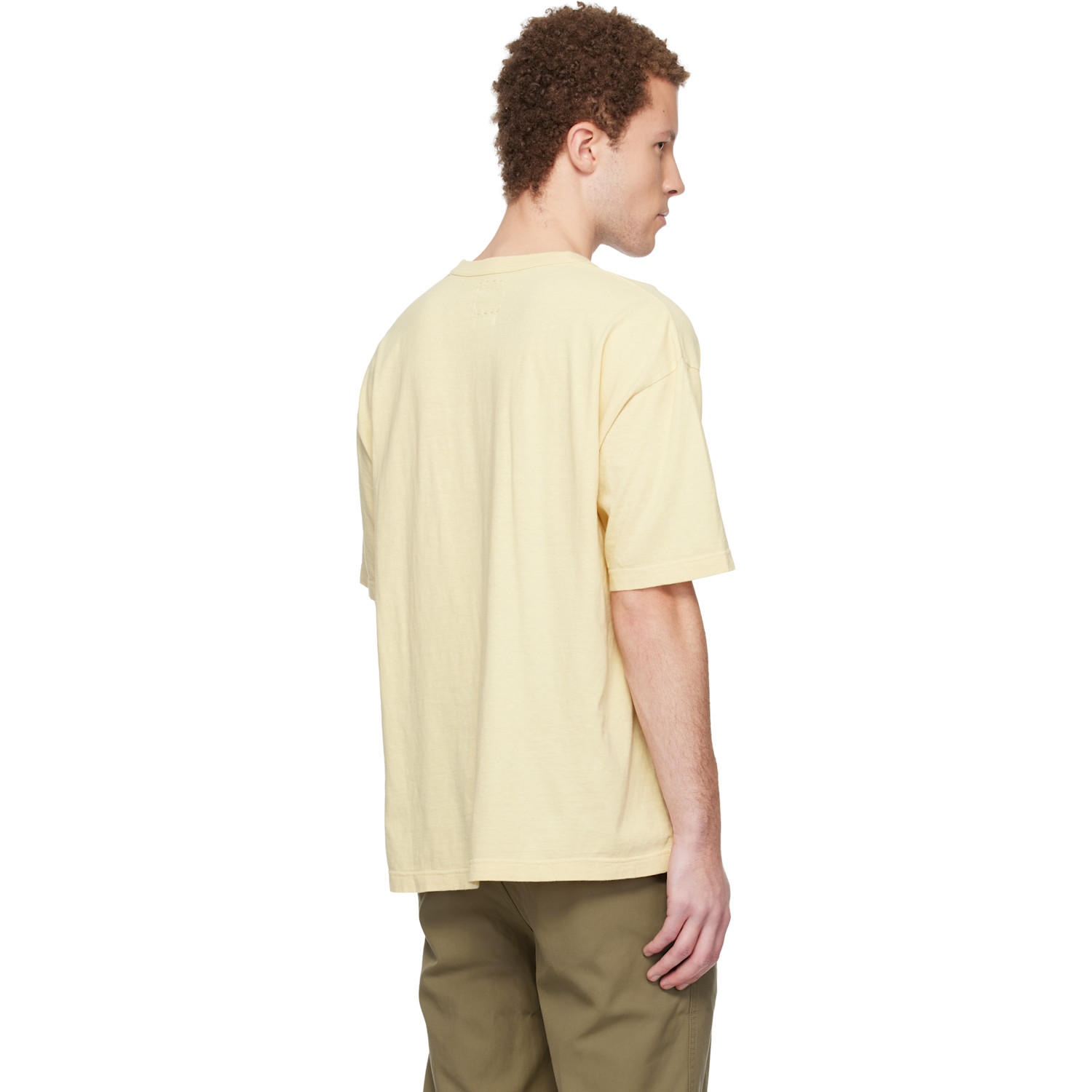  Visvim Yellow Jumbo S/s Dmgd T-shirt 