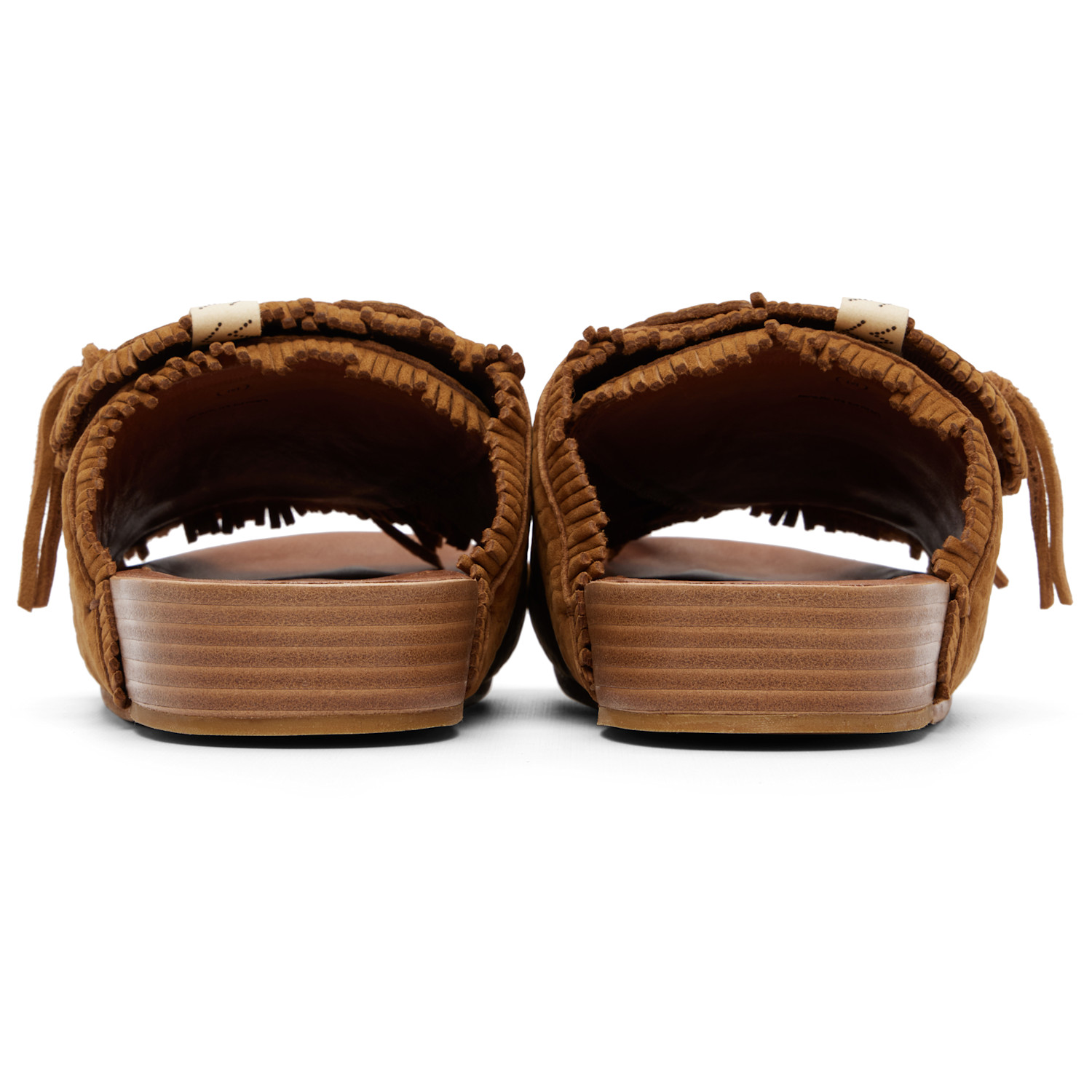  Visvim Tan Christo Shaman-folk Sandals 