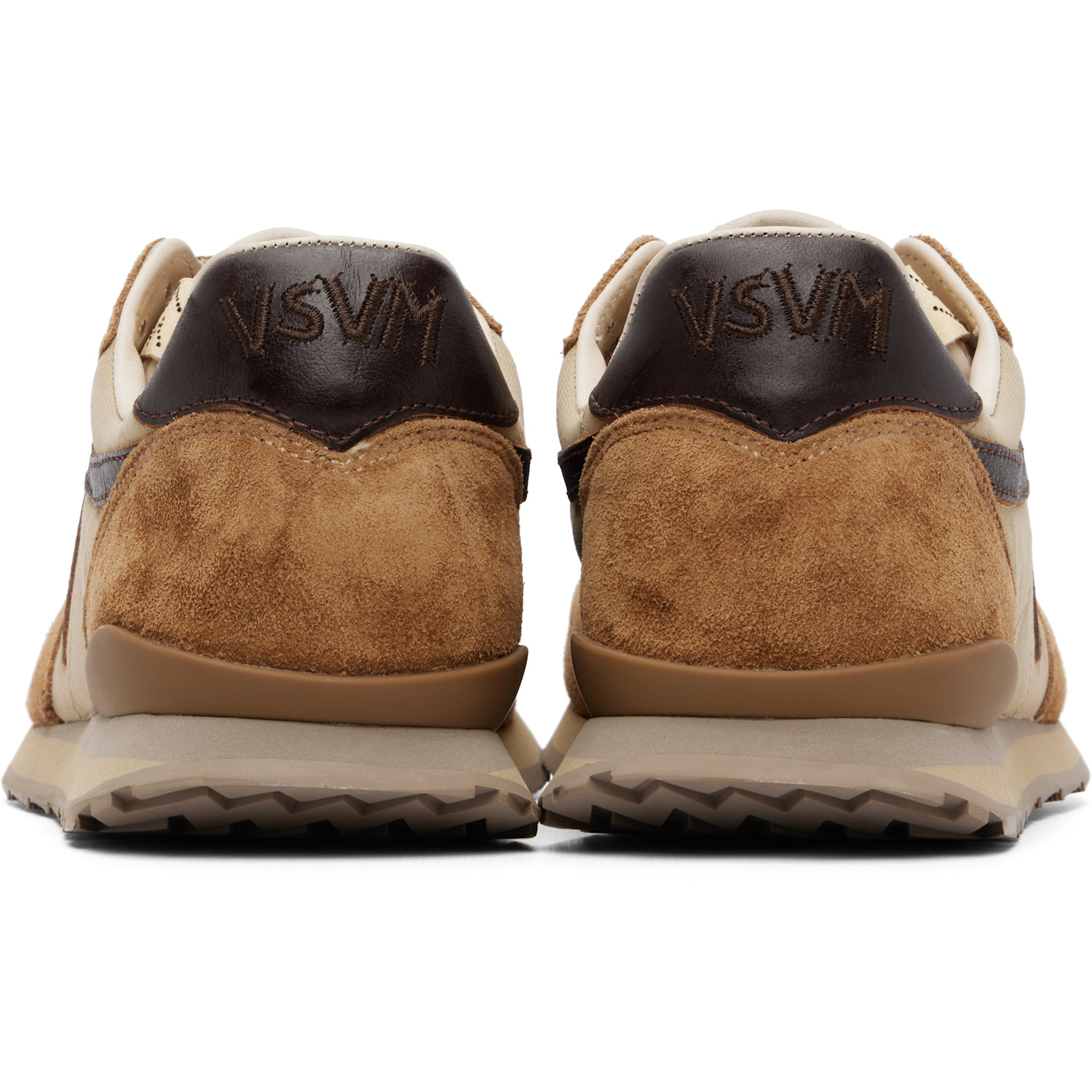  Visvim Beige Fkt Runner Sneakers 