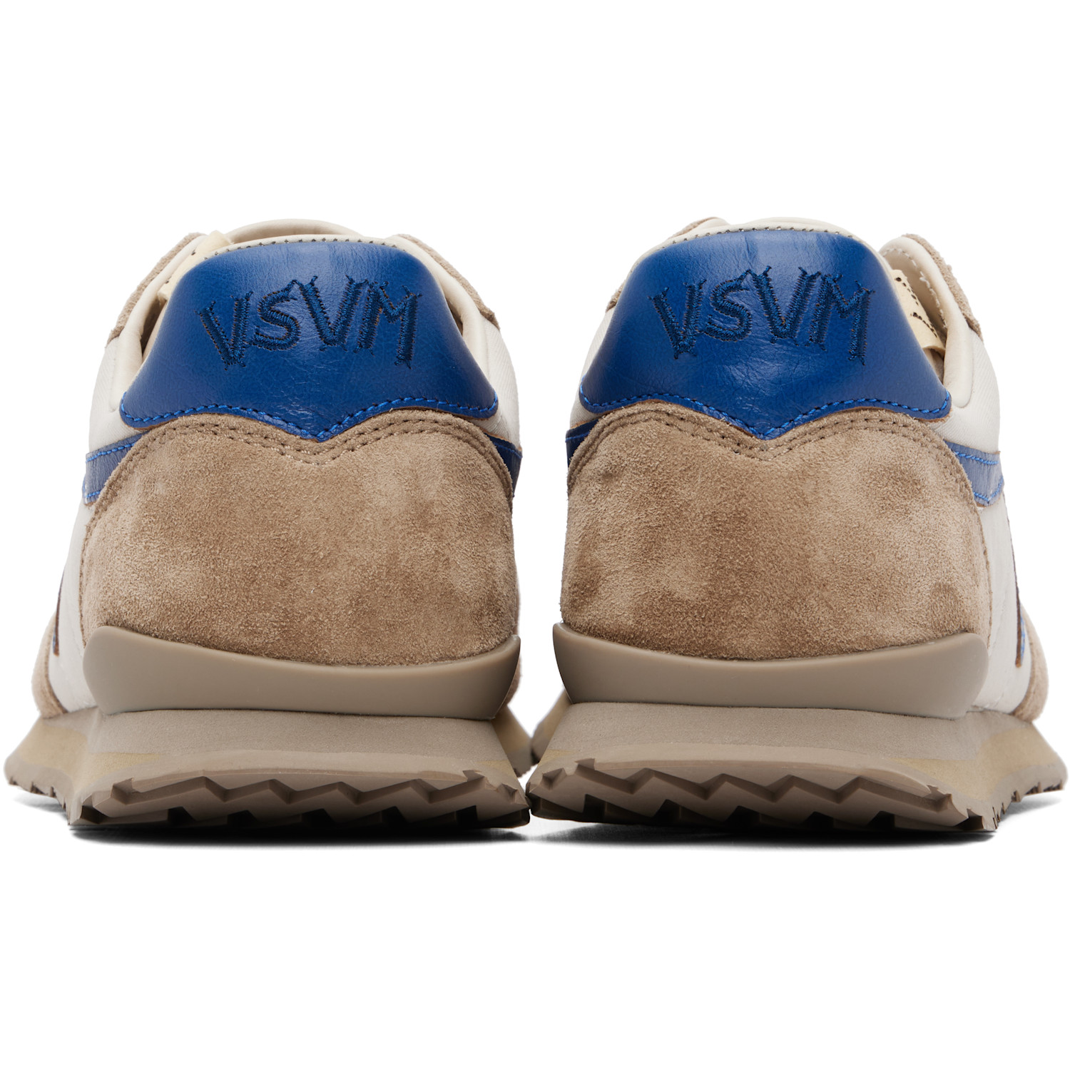  Visvim Gray & Beige Fkt Runner Sneakers 
