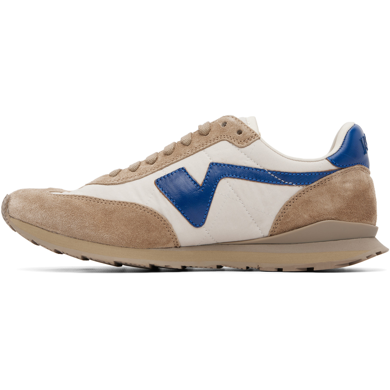  Visvim Gray & Beige Fkt Runner Sneakers 