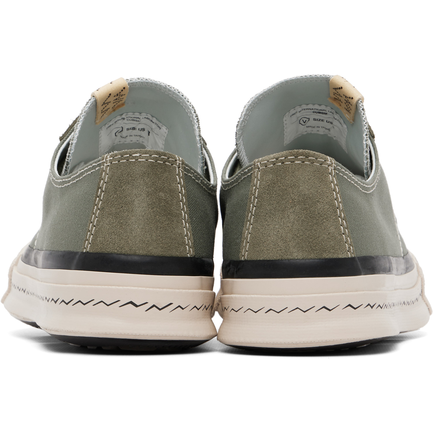  Visvim Khaki Nolan Lo Sneakers 