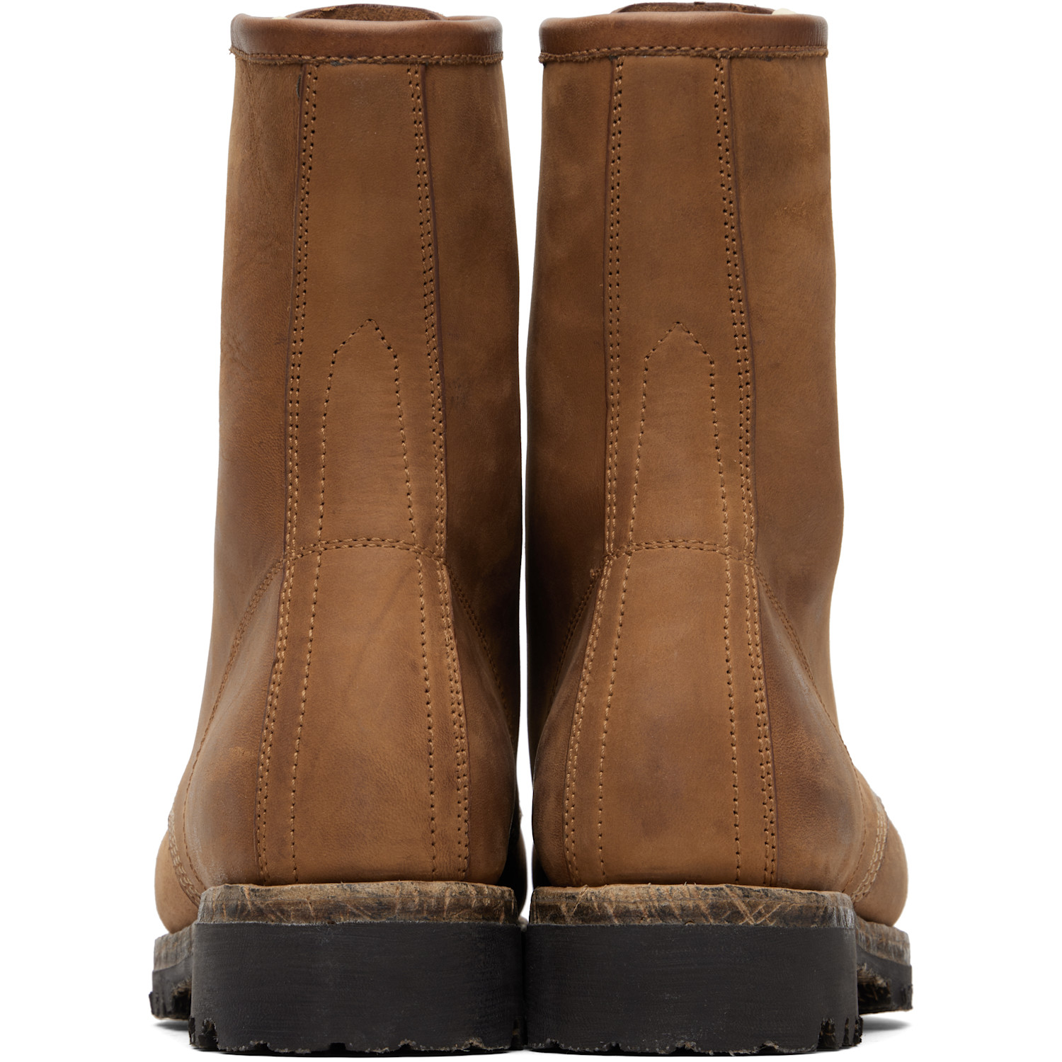  Visvim Brown Scout Moc Boots 