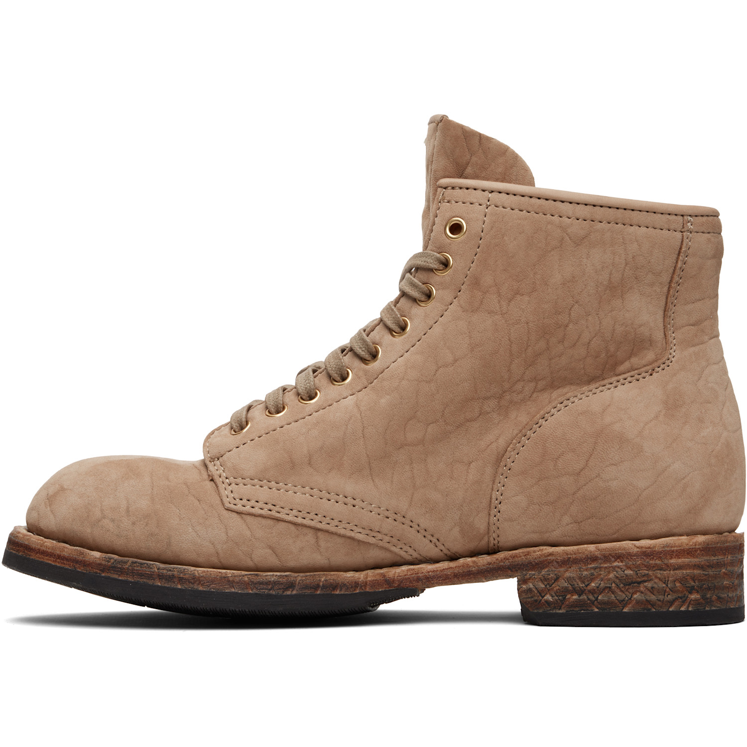  Visvim Beige Brigadier Mid-folk Boots 