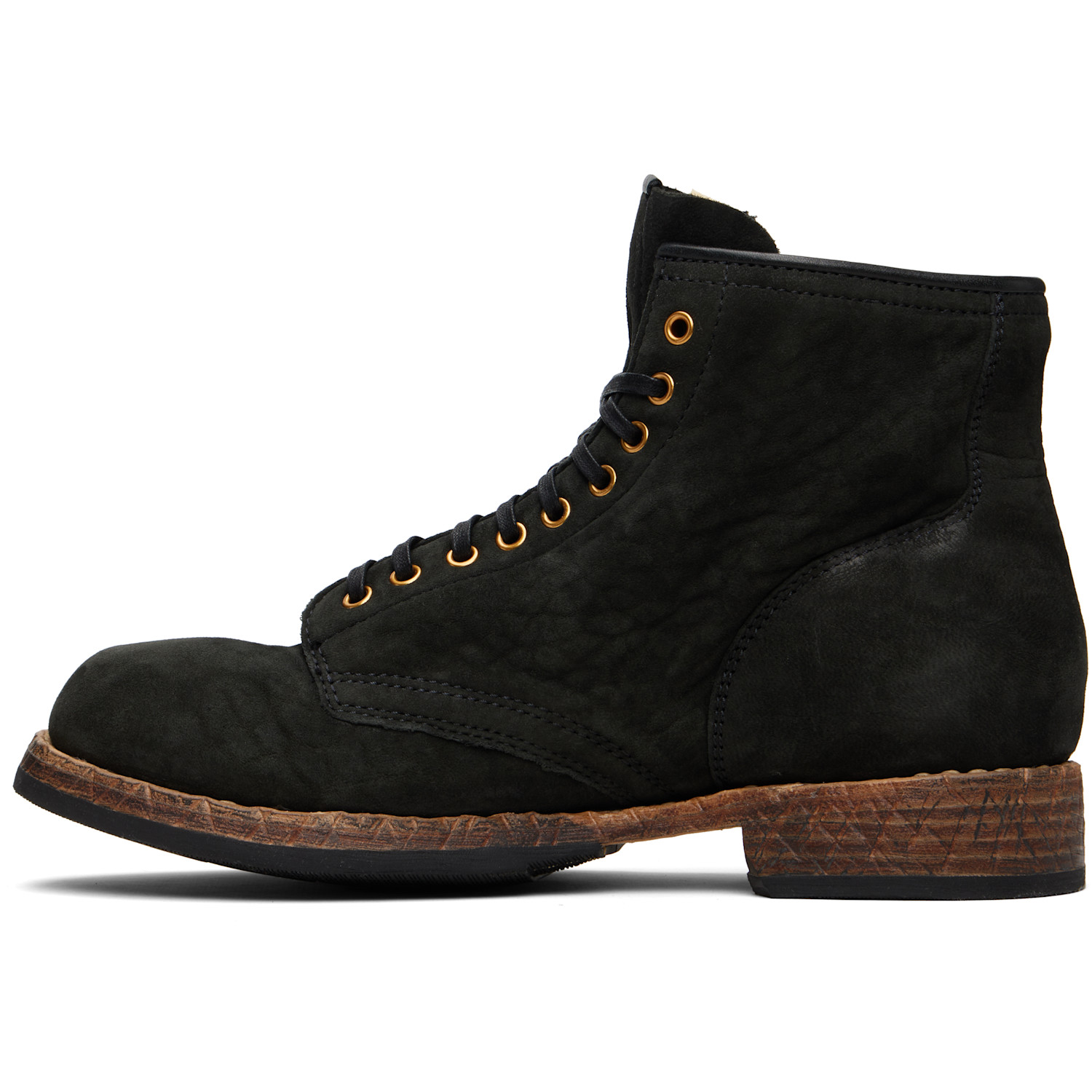  Visvim Black Brigadier Mid-folk Boots 