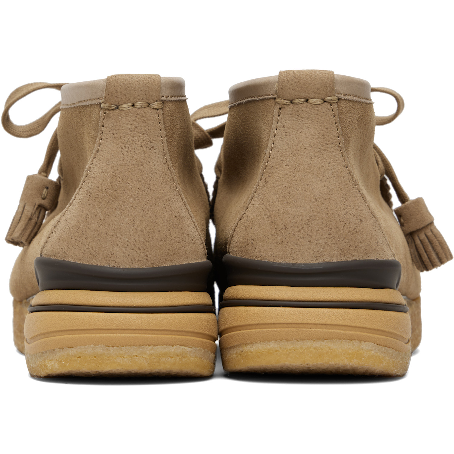  Visvim Beige Beuys Trekker-folk Boots 