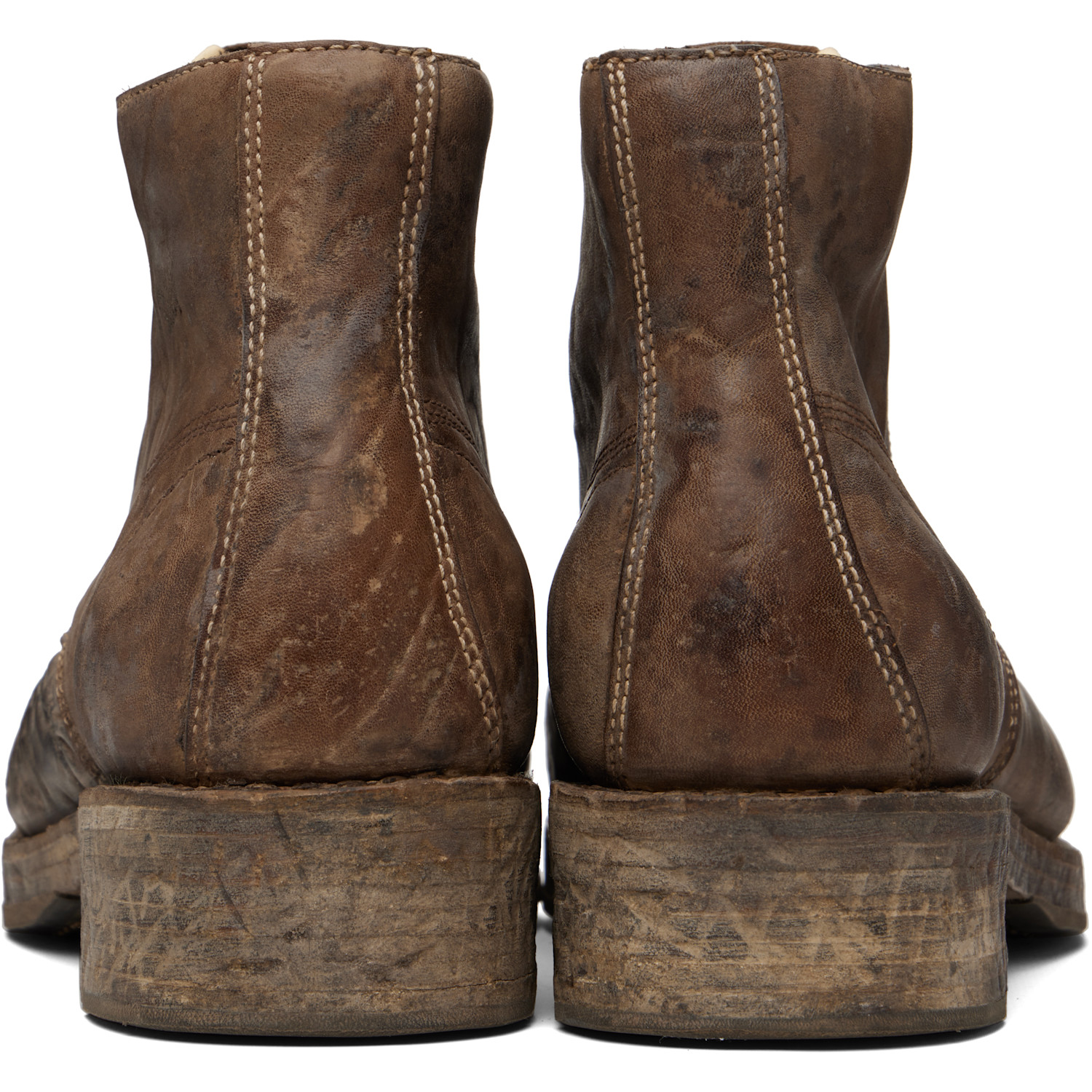  Visvim Brown Virgil Folk Boots 