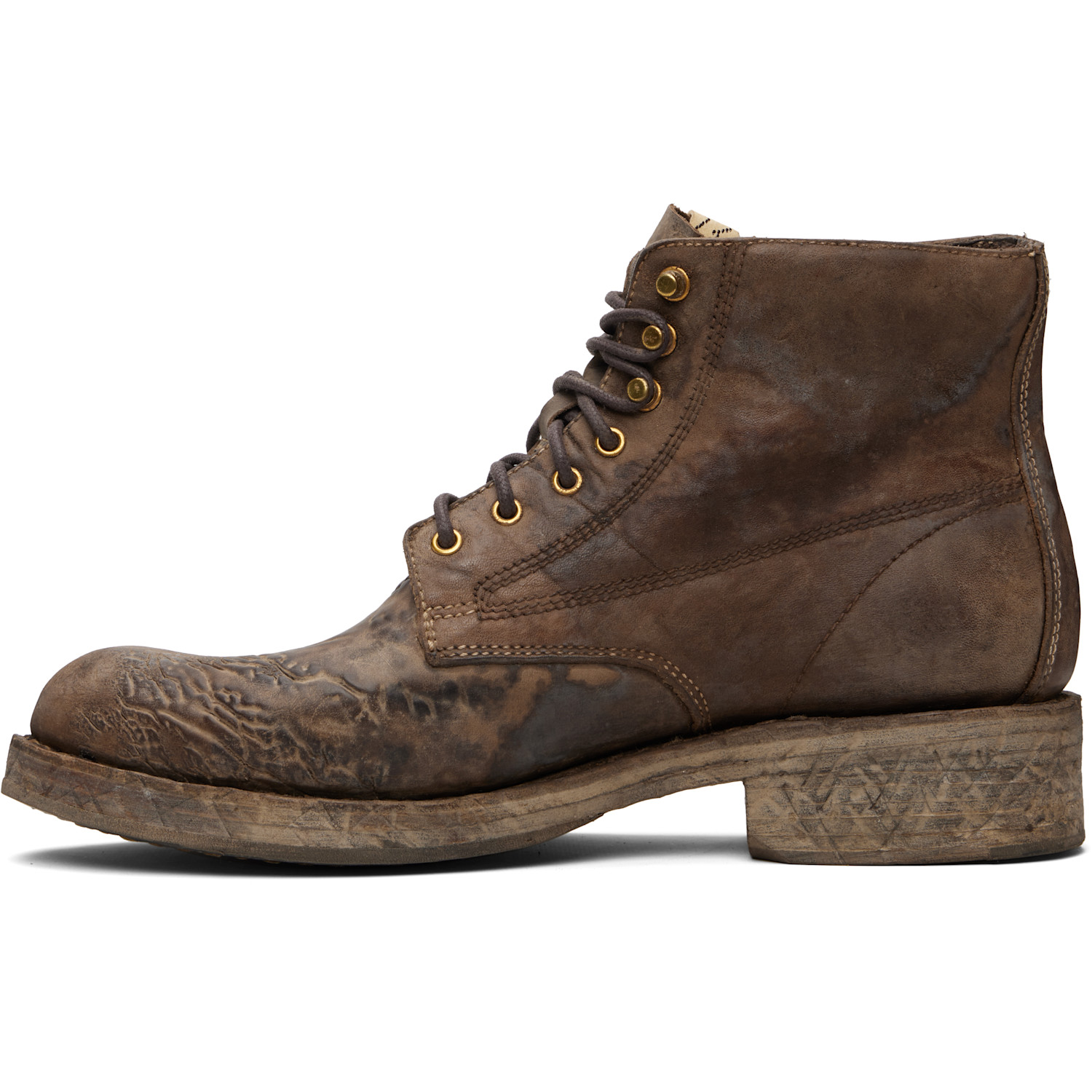  Visvim Brown Virgil Folk Boots 