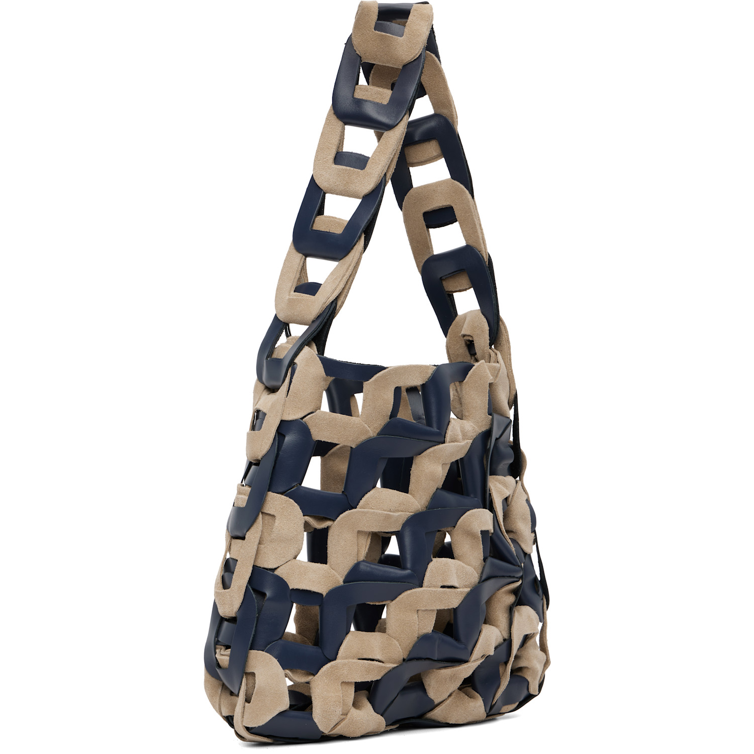  Sc103 Navy & Beige Links Bag 