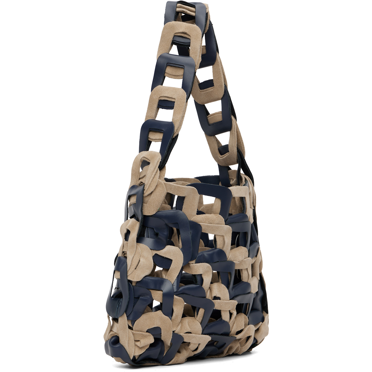  Sc103 Navy & Beige Links Bag 