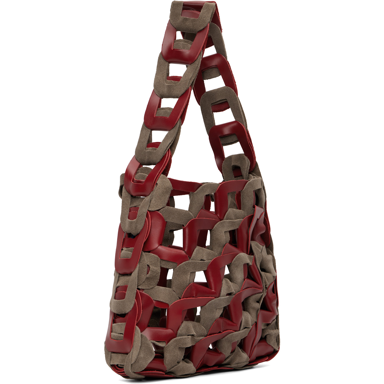  Sc103 Red & Brown Links Bag 