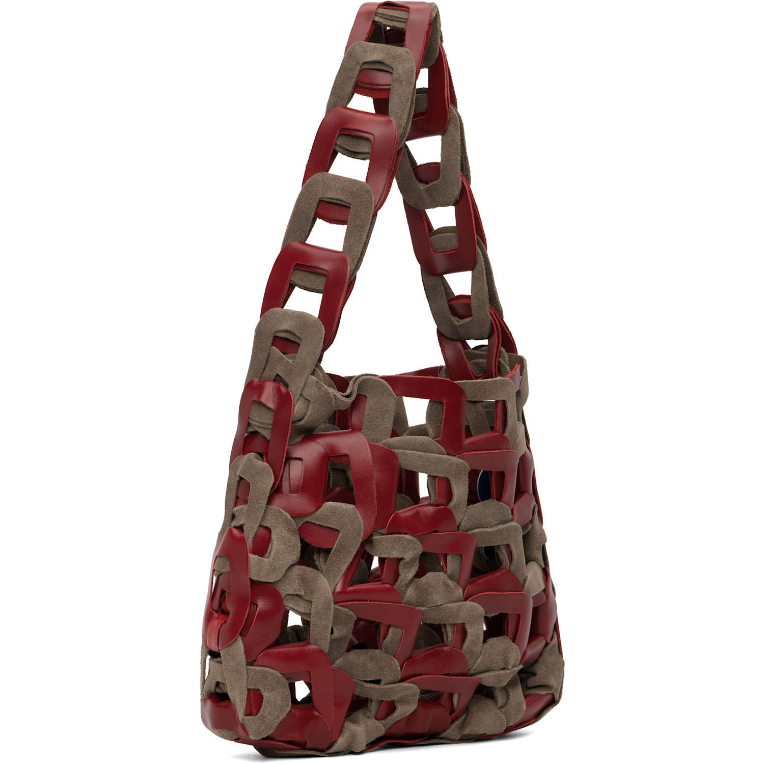  Sc103 Red & Brown Links Bag 