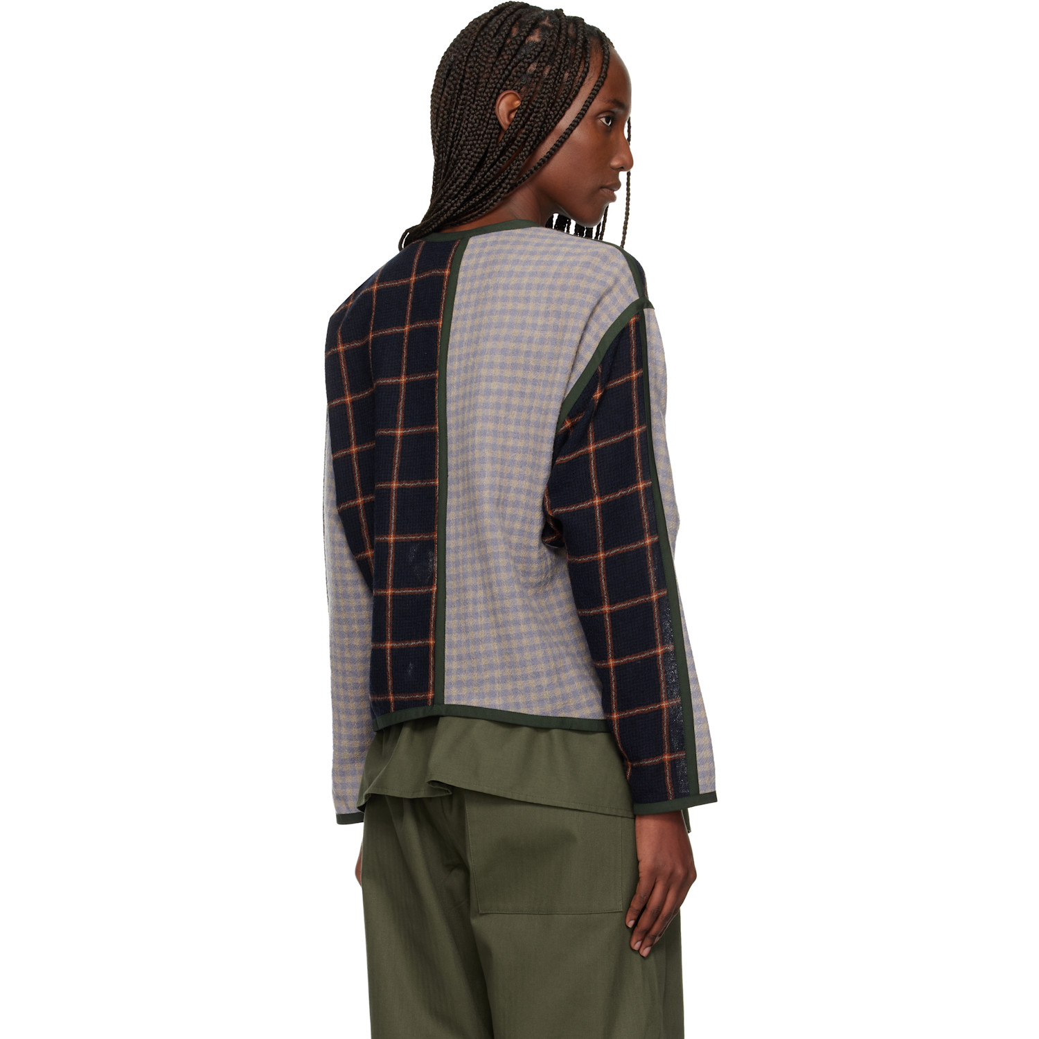  Sc103 Multicolor Ridge Cardigan 