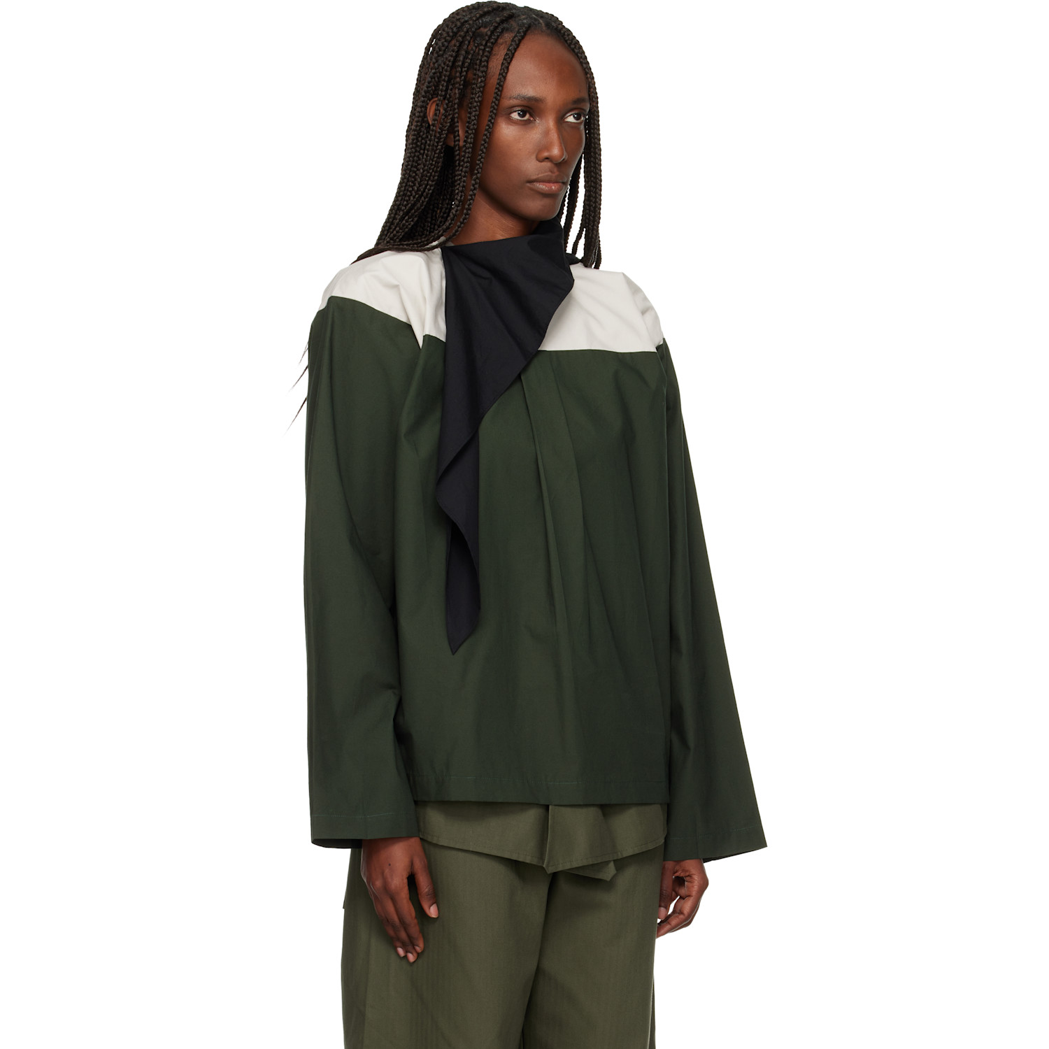  Sc103 Chemisier Compass Vert 