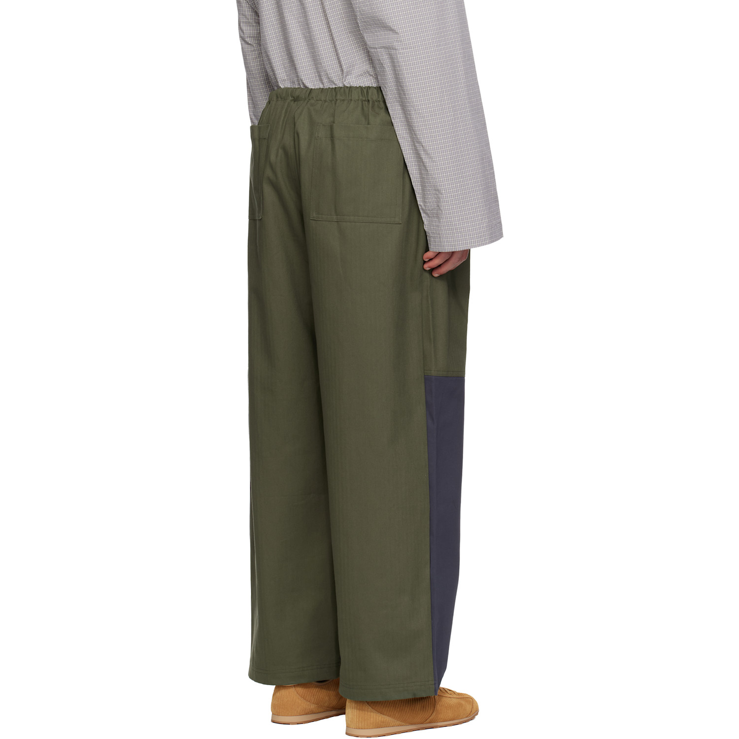  Sc103 Khaki & Navy Dispatch Trousers 