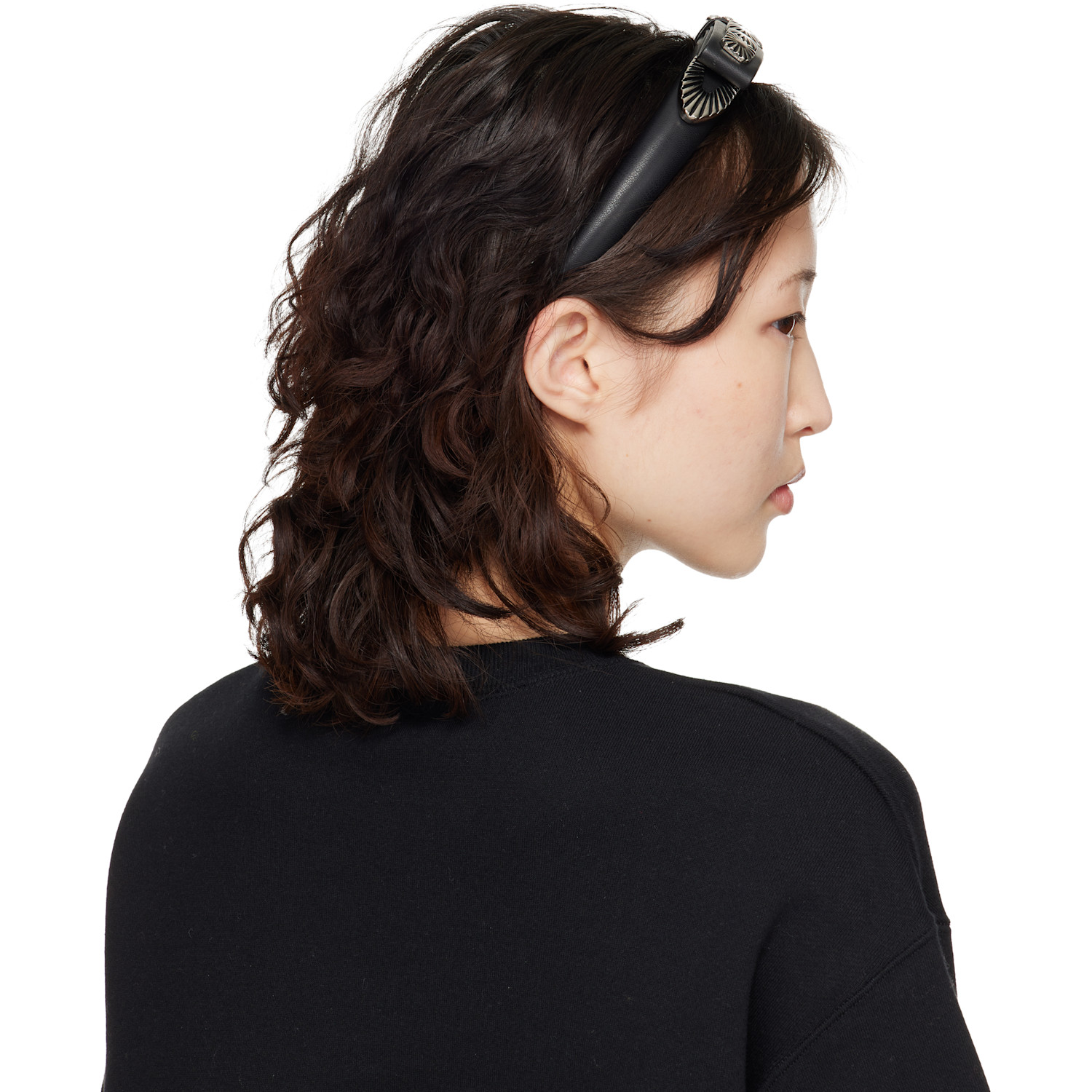  Toga Pulla Black Metal Ribbon Headband 