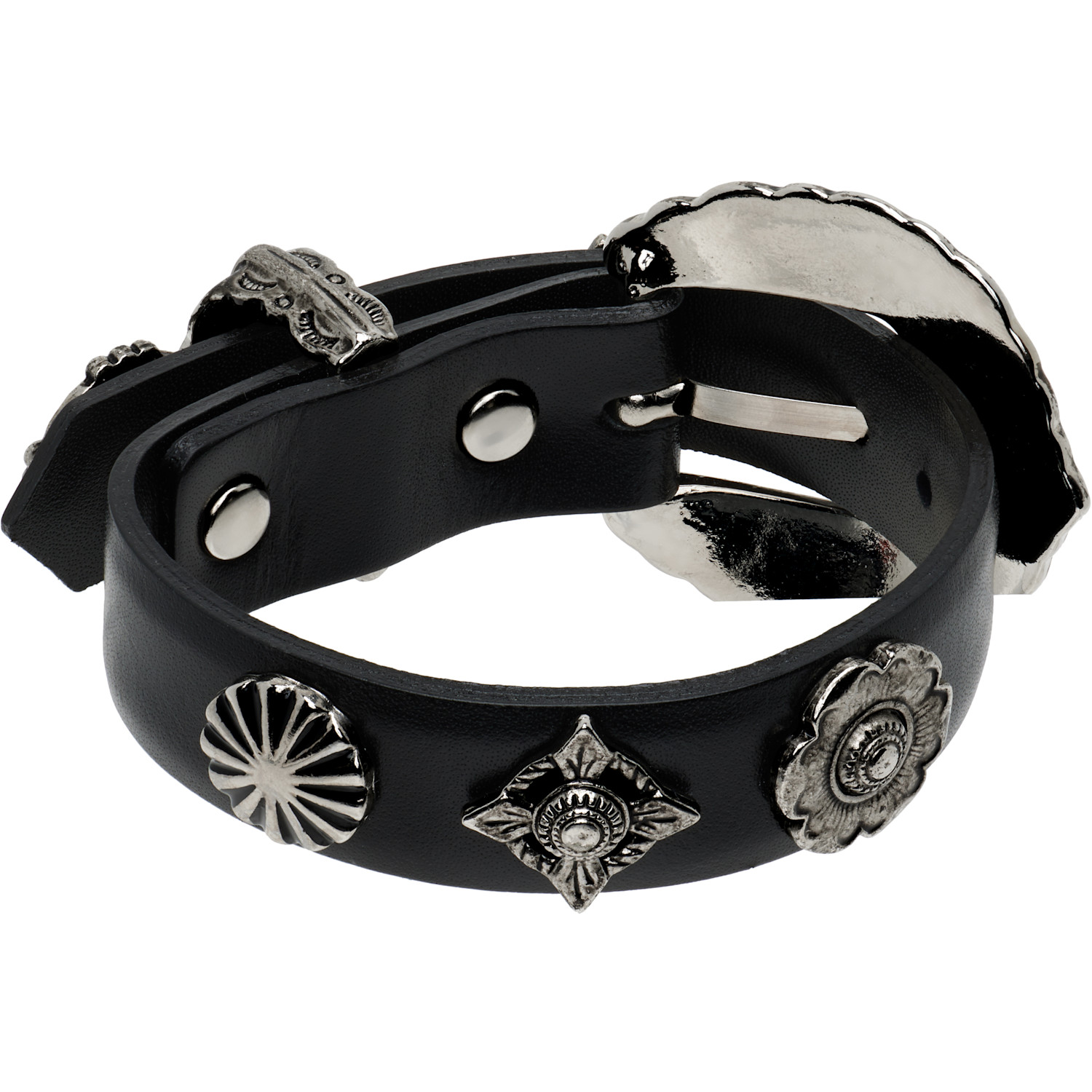  Toga Pulla Motif Leather Bangle Bracelet 
